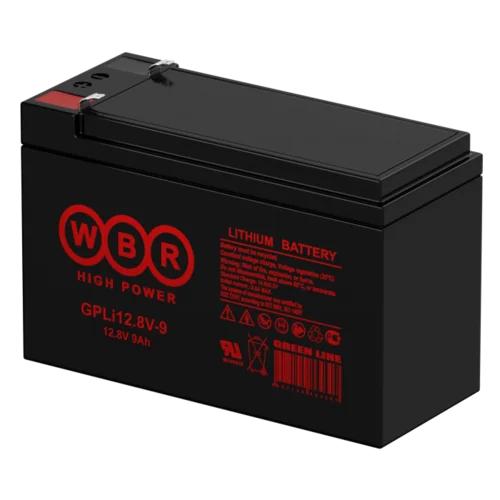 Литий-железо-фосфатный (LiFePO) аккумулятор WBR GPLi 12.8V-9